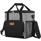 arteesol Kühltasche mit 2 Kühlakkus 20L Kühltasche faltbar, Picknicktasche, Isoliertasche, Thermotasche, Lunchtasche, Camping Tasche, um Lebensmittel warm/kühl zu halten (mit 1 Flaschenöffner)