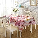 NHhuai Tischwäsche Tischdekoration Tafeltuch Uni einfarbig pflegeleicht waschbar Verdickter Druckk