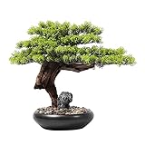 Kunstpflanzen In Töpfen Künstliche Grünpflanzen Künstliche Welcome Kiefer Bonsai Hotel Lobby Gefälschte Baum Weiche Dekoration Topf Ornamente Symbolisieren Wohlstand Künstlicher Bonsai-B