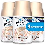 Glade Automatic Nachfüll-Spray, Romantic Vanilla Blossom, kurz, 1er Pack (3 x 269 ml)