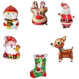 LPY Heliumflasche 50 SnowmanBalloon Decoration Christmas Party Christmas ChristmasBalloon BalloonKit Winter Theme TreeBalloon Santa Kindergeburtstag Mädchen 1 Jahr Servietten (Multicolor, One Size)