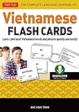 Vietnamese Flash Cards Ebook: The Complete Language Learning Kit (200 digital flash cards, 32-page Study Guide, free download or stream native-speaker audio recordings) (English Edition)