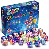 Joyjoz Galaxy Slime Fluffy Slime, 24 Packungen Putty Slime Kit DIY Schleim, Partygeschenkset Stressabbau Lernspiel für Kinder und Erwachsene (Galaxy Slime) Weihnachten,