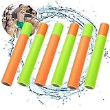 Wasserpistole, Mini Wasserspritzpistole Schaumstoff Wasserpistole Spritzpistole Wasserspritze 6stk (33cm)