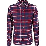 Alprausch Herren Bölimaa Hemd, red Check, XS