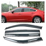 ZLLD Windabweiser Autofenster Sun Rain Shield Shelter Protector Cover Für Mazda 6 Atenza Sedan 2014-2018 Fensterabw