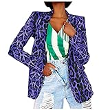 Women's Blazer Elegant Long Sleeve Plain Suit Turn-Down Collar Business Office Coat Slim Bolero Jacket Fit Lapels Fashion Double Breasted Casual Windbreaker Coats Comfortable Oversize Outwear T