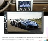 TOTMOX 2 DIN Bluetooth Car o, 7 Zoll High-Definition Touchscreen Multimedia MP5 Player, FM Radio, Freisprecheinrichtung TF Karte AUX o Eingang, mit Fernbedienung