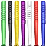 YPLonon Zieh-Röhrchen 7 Stück Schnupf Röhrchen 78MM Röhrchen Zum Ziehen 7 Farben Schnupftabak Röhrchen aus Aluminiumlegierung für Schnupftabak Nasen Knallsp