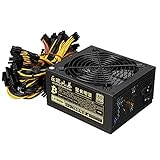 Andylies Computer Netzteil Multi-Channel 1800 W LüFter Still Netzteil UnterstüTzt 8 Grafik Karten Server Bitcoin Miner Werkzeug