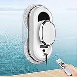 HTDHS Fensterreinigungsroboter, intelligente ferngesteuerte magnetische elektrische Wischmaschine mit Fernbedienung, automatischer Roboterreiniger für die Glasfensterreinigung im Innen- und Außenb