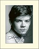 Signierte Autogrammkarte von Thomas Sangster, bekannt aus Game of Thrones/Maze Runner, mit Passepartout,