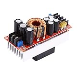 Hochsetzsteller, DC-DC Boost Converter Modul 1500W 30A DC-DC Konstantstrom Konstantspannung Boost Converter Step-up Stromversorgung Modul 10-60V bis 12-90V，mit 1,2 mm Kup