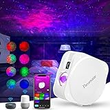 Panamalar Galaxy Projektor Licht, Smart WiFi Sternenprojektor Nachtlicht mit Nebula Cloud, Alexa Steuerung, kreative Szenen, LED Sternenhimmel Projektor für Schlafzimmer Kinderzimmer Party Geschenk
