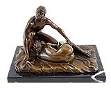 Kunst & Ambiente - Blow Job/Sex Szene - Erotische 2-teilige Bronzefigur - signiert von M. Nick - Sexy Figuren - Frauen Akt - Skulp