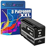 Tito-Express PlatinumSerie 3 Black Patronen XXL kompatibel mit HP 950XL Pigment-Tinte | Für HP OfficeJet Pro 276DW 251DW 8610 8660 8640 8630 8600 Plus 8616 8100 8600 8620 8615 8625 8600