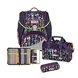 Scout Schulranzen Set 4tlg Flower H