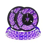 Schwarzlicht led strip 4.5W 2M, Schwarzlicht UV LED Bar Stromversorgung über USB, 395nm Schwarzlichteffekt Party Licht Bühnenbeleuchtung, für Weihnachten Halloween Party Karneval Disco Ballsaal 2p