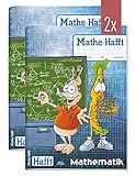 2 x Mathe-Häfft Premium (DIN A4) Schulheft speziell für den Mathematik-Unterricht mit karierten Seiten, Orientierungshilfen und Koordinatensystem | nachhaltig & k