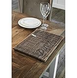 Riviera Maison - Platzdeckchen - Rustic Rattan Placemat - Schilfrohr - Natur - 44 x 33 x 1