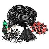 MINGMIN-DZ Dauerhaft DIY Mikrotröpfchenbewässerung Pflanze Selbst Bewässerung Gartenschlauch-Kits mit 50M S