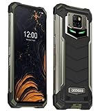 DOOGEE S88 Plus(8GB+128GB) 10000mAh Akku Outdoor Smartphone Ohne Vertrag, 48MP Quad-Kamera, Octa-Core Android 10, 6,3’’ FHD+ Corning Gorilla-Glas, Drahtlose Rückladung, IP68 Robustes Handy Grü