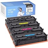 MyCartridge SUPRINT HP 207A Toner Ersatz für HP 207A W2210A kompatibel für HP Color Laserjet ProMFP M283fdw M255dw M283fdn M282nw M255nw(ohne Chip)