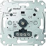 Merten MEG5134-0000 | Unterputz Universal-Drehdimmer-Einsatz für LED-Lampen | Aluminium Farbe | Made in Germany