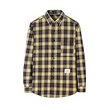 Bsemax 2021 Neue Herren Regular-fit Langarm Flanellhemd Mode Lässig Kariert,Herren Holzfällerhemd Herren Classic Arbeitskleidung,Flanellhemd Herren Herbst&Winter Bassic Mode mit Log