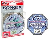 Konger Angelschnur Cristal Clear Fluorocarbon Coated 0,12-0,50mm/150m Monofile Super stark ! (0,18mm / 4,80kg)