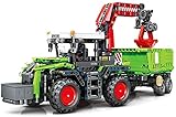 FYHCY Technik Traktor mit Anhänger, 1481 Teile Technik Ferngesteuert Traktor Modell Bausatz Kompatibel mit Lego Technik