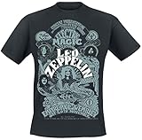 Led Zeppelin Electric Magic Männer T-Shirt schwarz XL 100% Baumwolle Band-Merch, B
