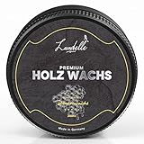 LUMBELLE® Premium Holzwachs farblos mit besonderer Duftnote MADE IN GERMANY als Möbelwachs, Möbelpolitur, Antikwachs, Bienenwachs Möbelpflege für Holzpflege innen & außen 200ml Natü