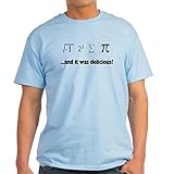 CafePress - I Ate Sum Pi Light T-Shirt - 100% Baumwolle T-Shirt Gr. M, hellb