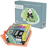 The Bubbli Original | 920XL Kompatible Druckerpatronen für HP OfficeJet 6500A Plus 6000 6500A 6500 Wireless 7000 Wide Format (4er Pack)