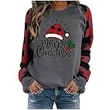 Damen Langarmshirt Rundhals Langarmshirt Herbst Winter Casual Elegant Bluse Herbst Angenehm Weich Tee Casual Lässig Langarm L