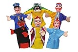 Simba 104586784 - Kasperlfiguren, 6-fach sortiert, Kopf, 22-27