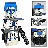 Custom Brick Design 501st Legion Clone Trooper Offizier Figur Captain Torros - modifizierte Minifigur des bekannten Klemmbausteinherstellers und somit voll kompatibel zu Leg