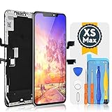 bokman Display Reparaturset kompatibel mit iPhone XS max Schwarz (inkl. Glas, Retina OLED, Touchscreen), Passendes Profi-Werkzeug