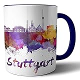 Tassenliebe® Lieblingsstadt Stuttgart - Kaffeebecher, Tasse mit Motiv - für Fans und Freunde der Stadt, Aber auch Geschäftsp