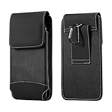 LVSHANG Telefon Holster Fall. Robustes Nylon-Telefon-Holster-Fall for iPhone 12 Mini (5.4), SE2020,11 PRO, 8,7, I6, XS, X, Hochleistungs-Riemenschleife Handyhoslter mit Clip