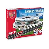 New Arsenal Football Emirates Stadium Replica Fun Home Ground 3D Puzzle Game by Arsenal F.C
