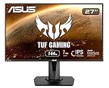 ASUS VG279Q 68,68 cm (27 Zoll) Gaming Monitor (Full HD, 144Hz, FreeSync, 3ms Reaktionszeit, DVI, HDMI, DisplayPort) schw
