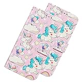 LEMAXELERS iPhone SE 2020 Hülle Stoßfest Cover 3D Kreative Muster Design PU Leder Flip Wallet Case Magnet Stand Halter Slot Case für iPhone 7/8/SE 2020 3D Viele Einhorn YB