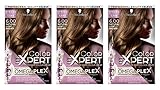 Schwarzkopf Color Expert Omegaplex Haarfarbe, 6.0, natürliches Hellbraun, 3er-Pack