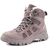 JACKSHIBO Wanderschuhe Herren Damen Trekkingschuhe Wanderstiefel Pink 36 EU