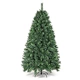 SALCAR Weihnachtsbaum künstlich 180cm mit 580 Spitzen, Tannenbaum künstlich Schnellaufbau inkl. Christbaum-Ständer, Weihnachtsdeko - grün 1,8