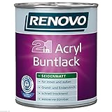 2,5 Liter RENOVO Acryl-Buntlack weiß