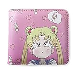 Sailor Moon börse Anime Leder Bifold Kartenhalter börse Mehrfarbig Geburtstagsgeschenk