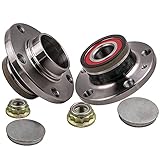 MGGRP 2x Radnabe Radlagersatz Lagersatz Hinten Ein Paar Radlager-Satz Radnabe Radlager +ABS Ring Radlager Set für A1 A2 FOX Fabia POLO 6R 6C 9N VKBA3567 H